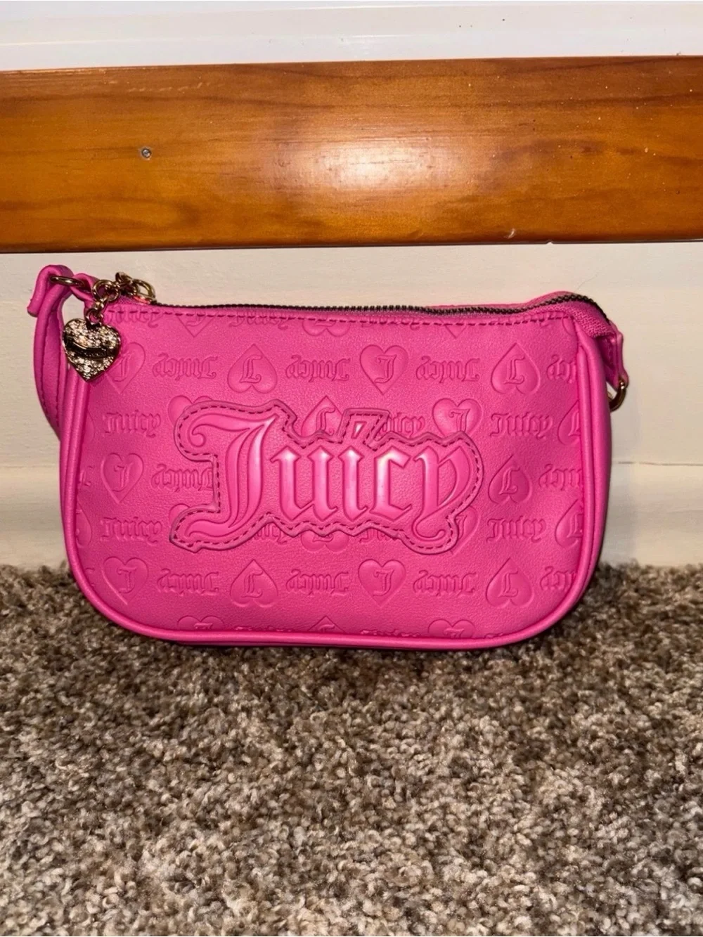 Juicy Couture Pink Upgrade U Mini Wristlet
